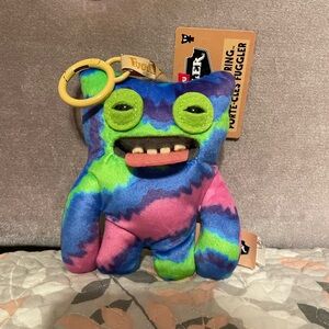 Fuggler Blue and Green Stuffed Monster Toy